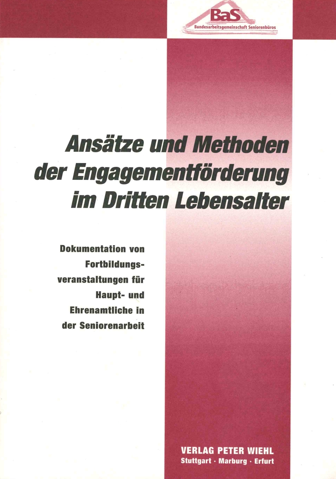 Titelbild: Ansätze und Methoden der Engagementförderung im Dritten Lebensalter